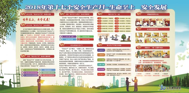 公司开展2018年“安全生产月”活动